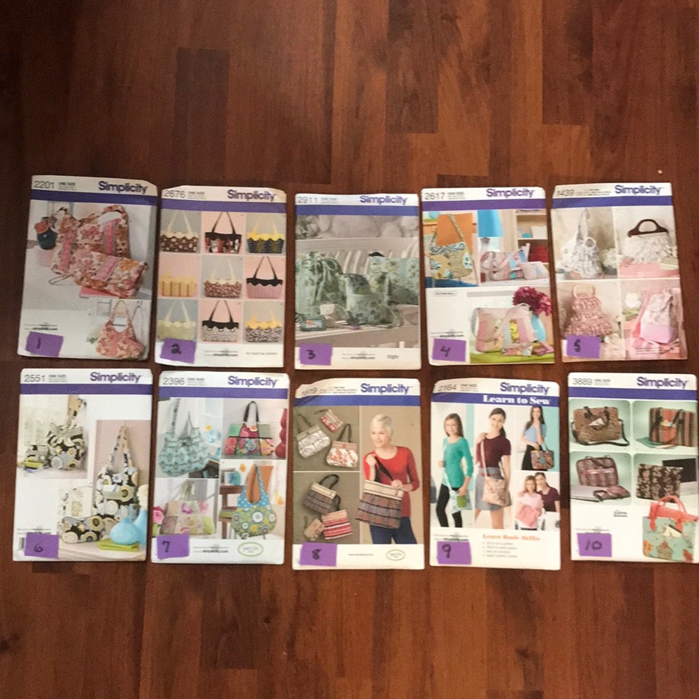 Simplicity Sewing Pattern For Handbags 👜